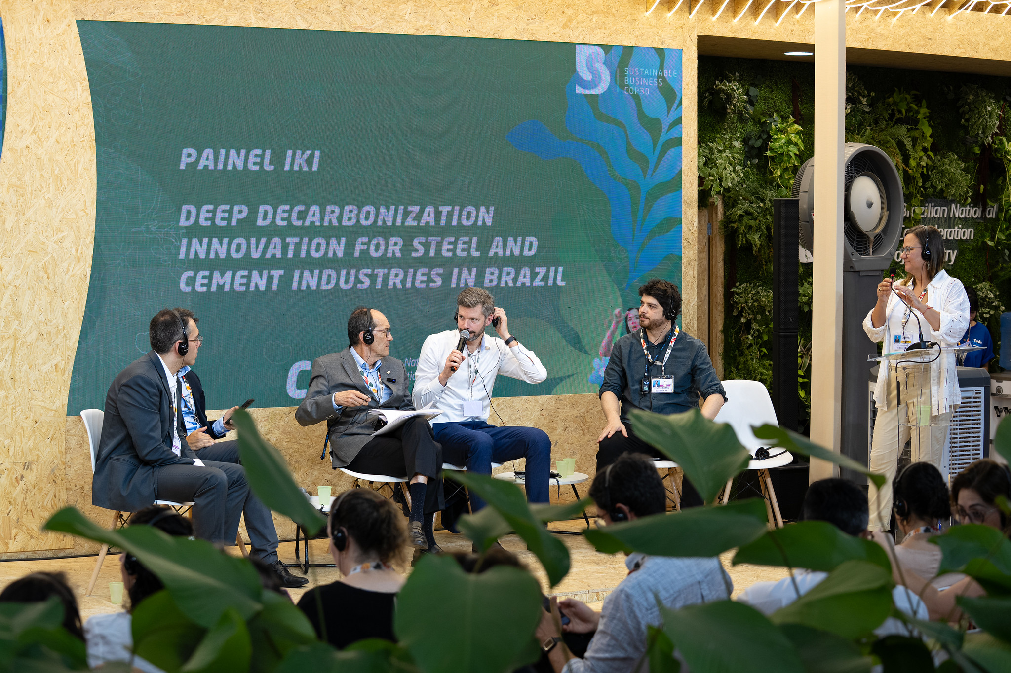 Embrapii participa do painel Inovação em Descarbonização Profunda das Indústrias de Aço e Cimento no Brasil | Crédito: Augusto Coelho/CNI